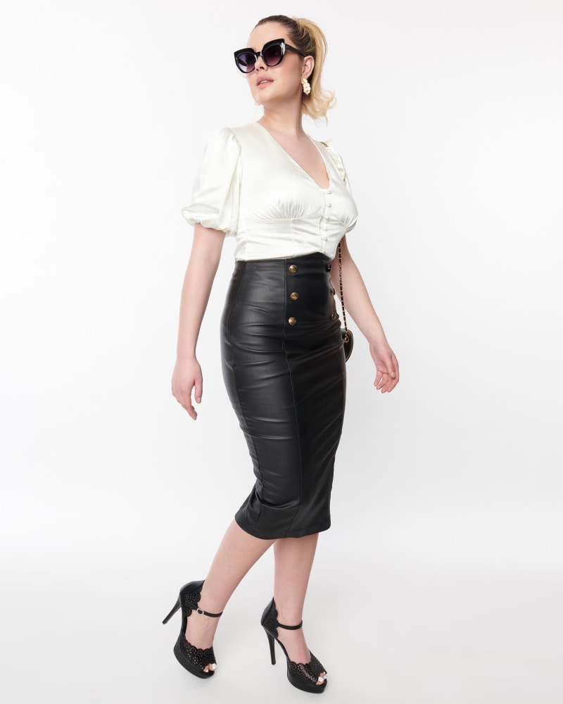 Vintage black skirt outfit discount